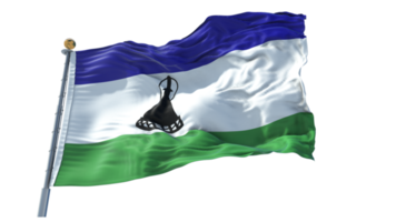 Lesotho vlag PNG