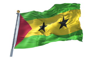 Flagge von Sao Tome und Principe png