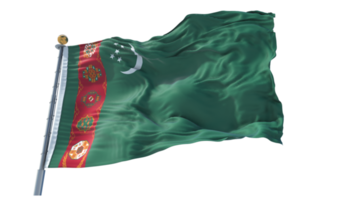 bandera de turkmenistán png