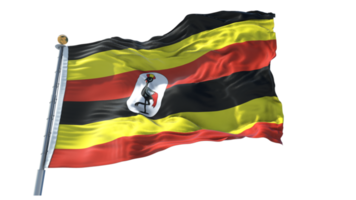 bandera de uganda png