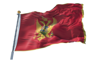 Montenegro vlag PNG