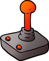 joystick de dibujos animados de ilustración de gradiente de vector