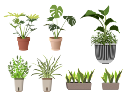 plantes en pot maison png