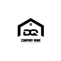 DQ Initial Letters Logo design vector for construction, home, real estate, building, property.