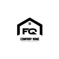 FQ Initial Letters Logo design vector for construction, home, real estate, building, property.