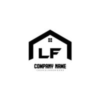 LF Initial Letters Logo design vector for construction, home, real estate, building, property.