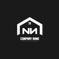 NN Initial Letters Logo design vector for construction, home, real estate, building, property.