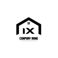 IX Initial Letters Logo design vector for construction, home, real estate, building, property.