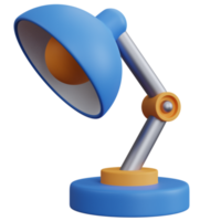 3d rendering reading lamp isolated png