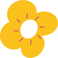 icono de flor amarilla png