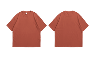 T-shirt malva oversize frente e fundo transparente png