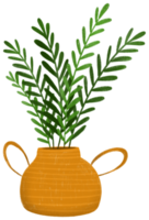 planta en una jarra png