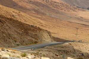 Highway in Israel from north to south photo