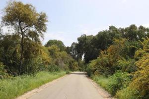 Highway in Israel from north to south photo