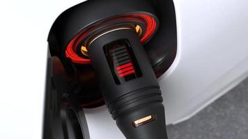 Electric car power charging, Charging technology, Low battery warning video
