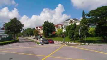 singapore 23 novembre 2018 - vista della città di singapore dal parabrezza a due piani video