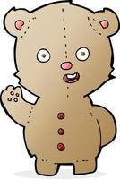 cartoon teddy bear vector