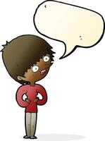 cartoon shocked woman with speech bubble vector