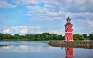 Lighthouse at a lake in germany photo