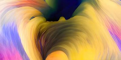 Serie de colores en flor. disposición de texturas de color fractal sobre el tema de la imaginación, la creatividad y el diseño foto