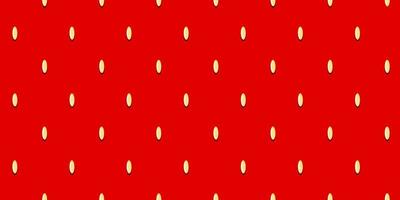 Strawberry texture pattern with the yellow seeds of strawberry fruit arranged evenly. It is a fruit of the berry family with red color as a red background seamless. vector