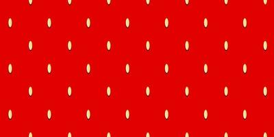 Strawberry texture pattern with the yellow seeds of strawberry fruit arranged evenly. It is a fruit of the berry family with red color as a red background seamless. vector