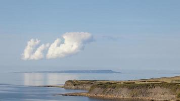 View of Kimmeridge Bay on the Isle of Purbeck in Dorset photo
