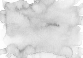 Abstract light gray watercolor spot background texture, hand painted. Artistic black and white backdrop, stains on paper. Aquarelle monochrome painting wallpaper. photo