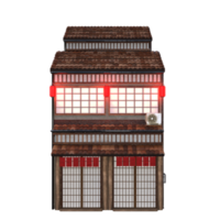 japanisches essen 3d-rendering png