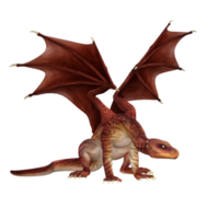dragón modelo 3d png