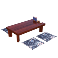 japansk mat 3d tolkning png