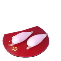 cuisine japonaise rendu 3d png