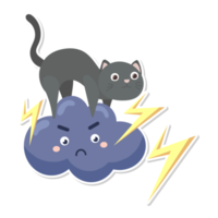 cat and weather cartoon png