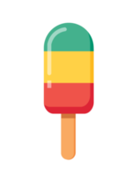 helado en diseño plano png