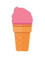 casquinha de sorvete em estilo simples png