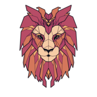 The Earth tone lion png