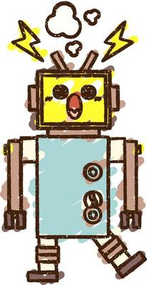 Robot Chalk Drawing