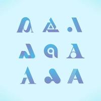 Alphabet Letter Logo Set vector