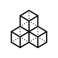 3D Object visualization technology outline icon,  icon, Vector and Illustration.