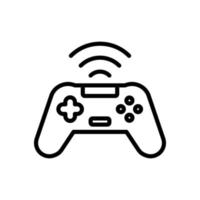 Wireless game controller icon,Vector and Illustration. vector