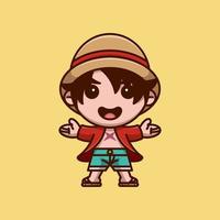 Monkey D. Luffy Vector Clipart for Free Download