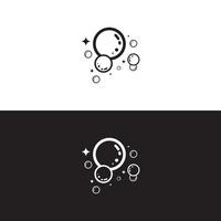 diseño de vector de ilustración de burbuja realista natural