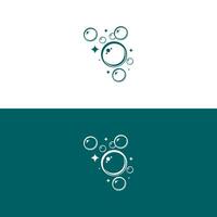 Natural realistic bubble illustration vector design