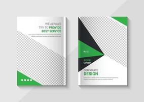 Corporate Business Book Cover Design Template vector