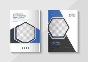 Corporate Business Book Cover Design Template vector