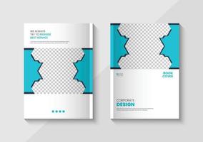 plantilla de diseño de portada de libro de negocios corporativos vector