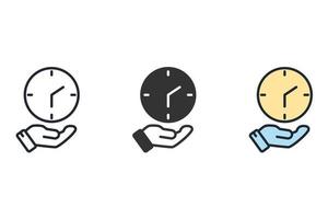 timing icons  symbol vector elements for infographic web
