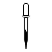 Dropper pipette line icon for medical design. Outline stroke object. Business vector icon and vector design. Beauty product and Business vector icon. Simple design.