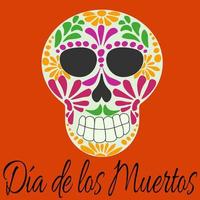 día de los muertos, idea para afiches, pancartas, volantes o postales vector