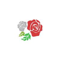 Red roses icon design illustration vector